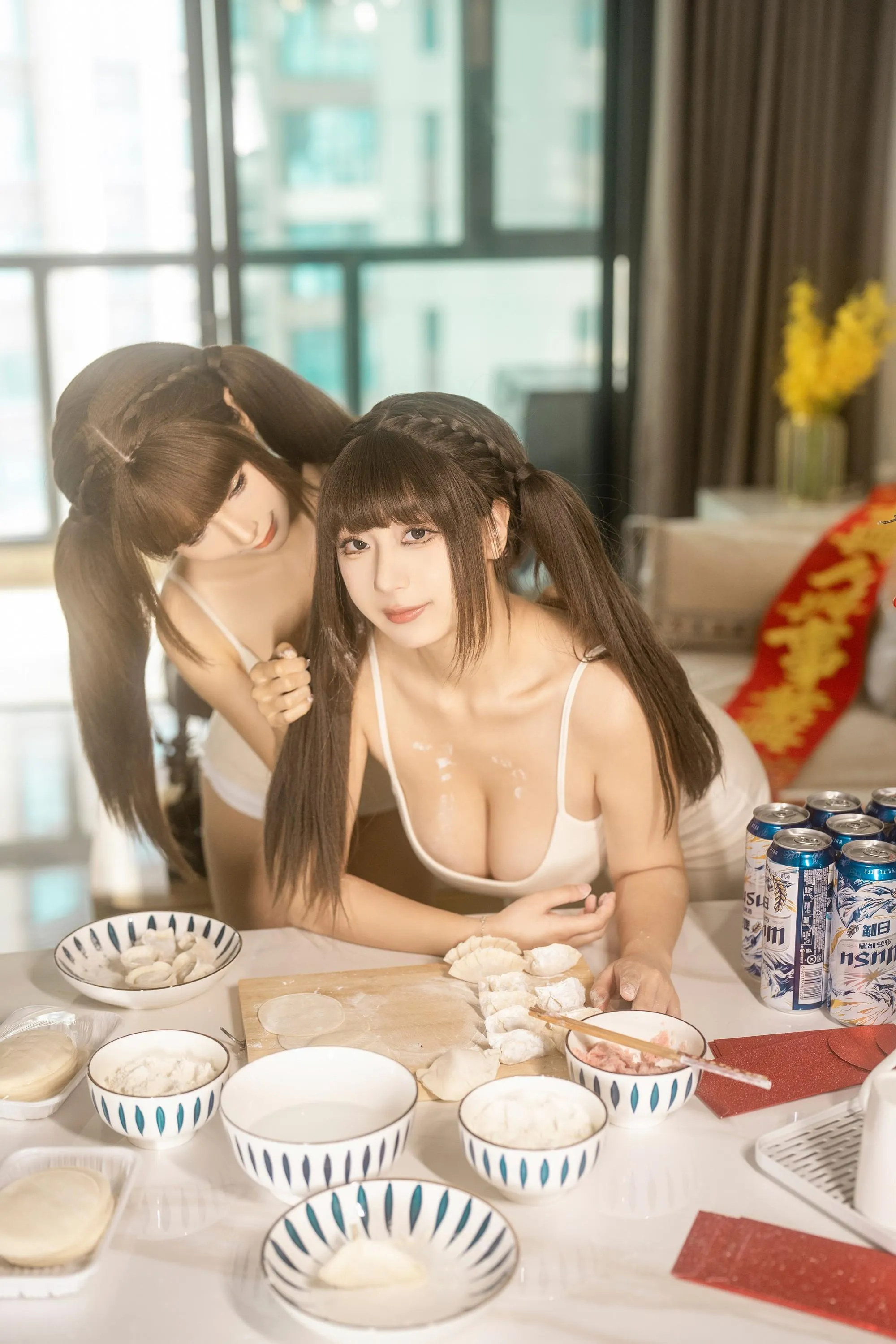 蠢沫沫 – NO.277 双人新年贺岁浅安安 [103P]插图4